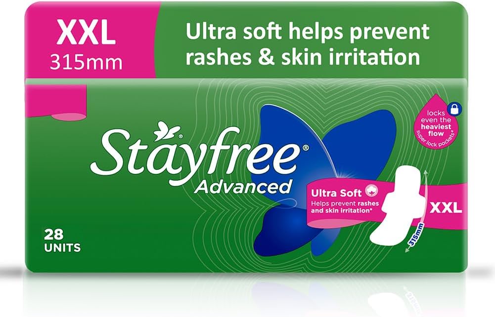 Stayfree Advanced XXL Ultra-Soft 28 Pads,Pack Of 1