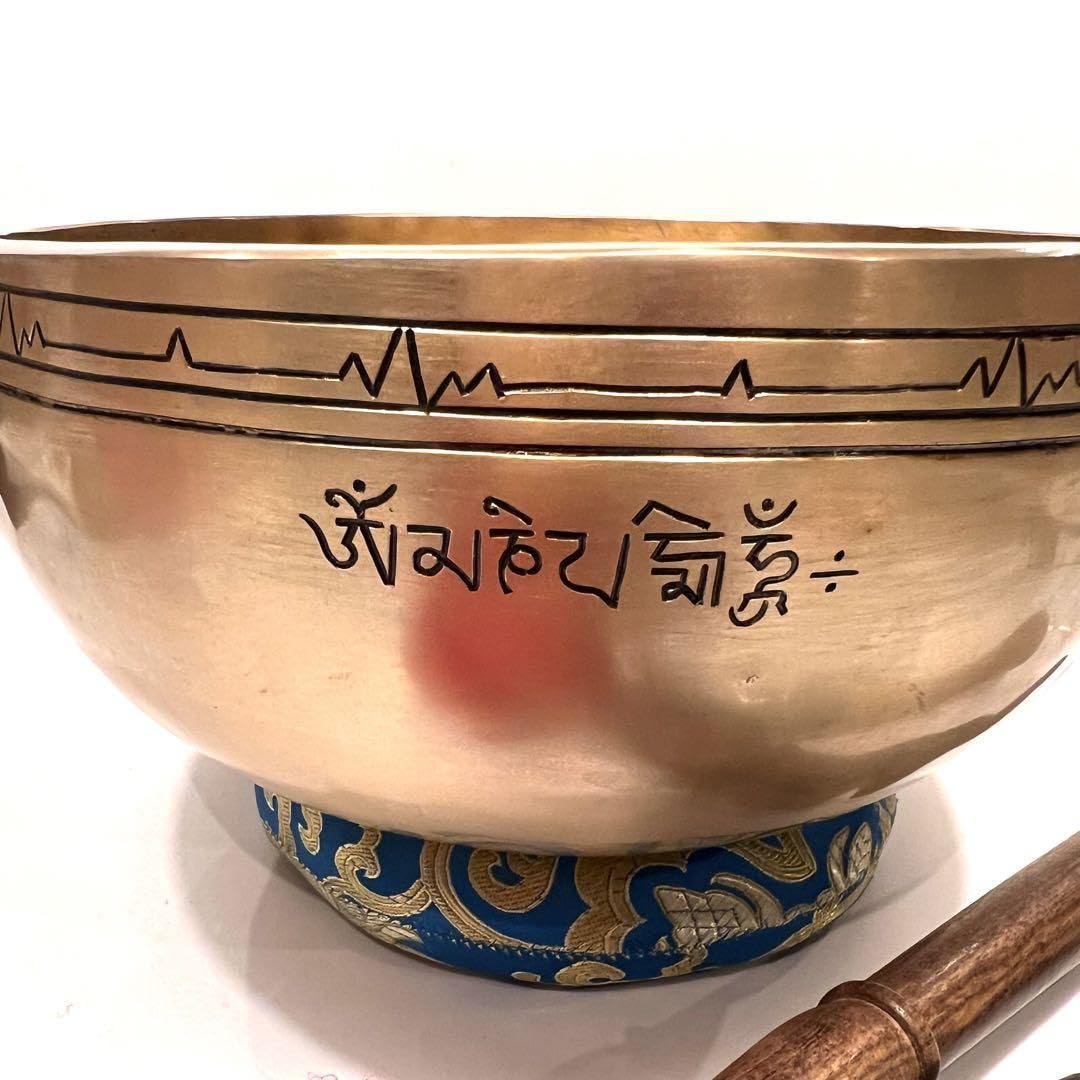 シンギングボウル プレミアムフルムーン マットゴールド 23cm A音