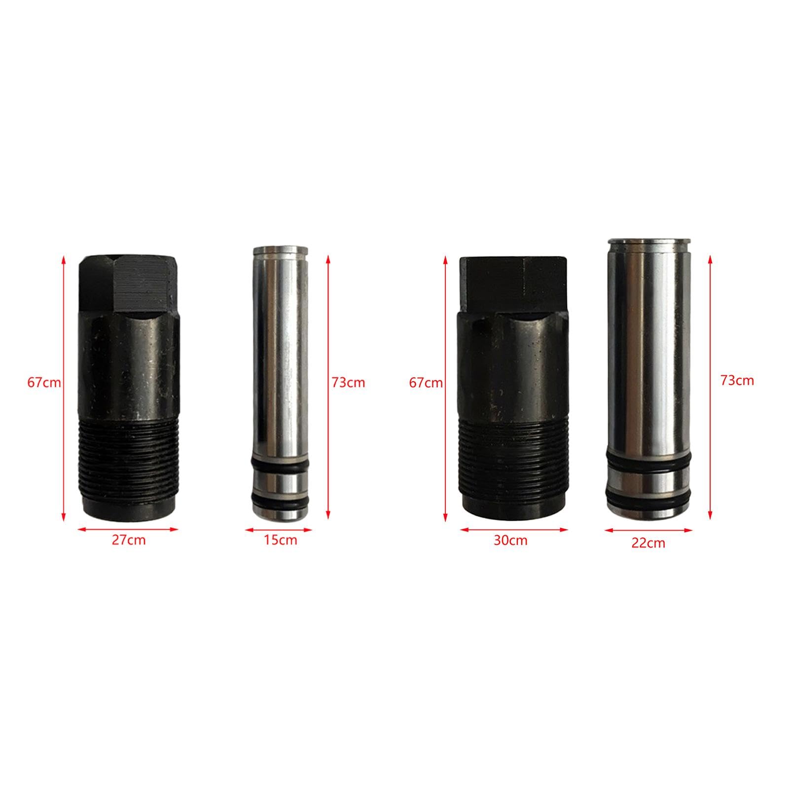 Double Pompe Horizontale à Piston, pièces de Rechange polyvalentes, Pompe à à vérin Horizontal hydraulique Robuste pour Jeu de Joints de Voiture, A et B