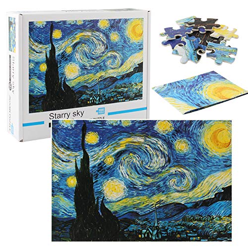 Rompecabezas de papel de 1000 unidades con diseño de cielo estrellado
