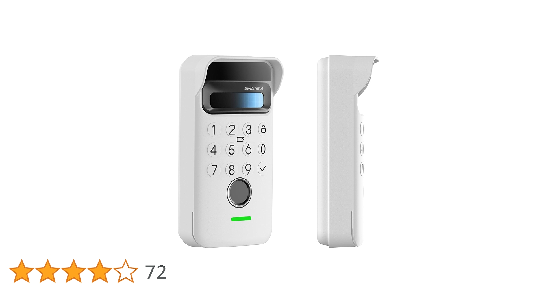 SwitchBot 指紋認証パット　送料込みです SwitchBot ロックPro 指紋認証パッド 充電式バッテリー付きセット 暗証