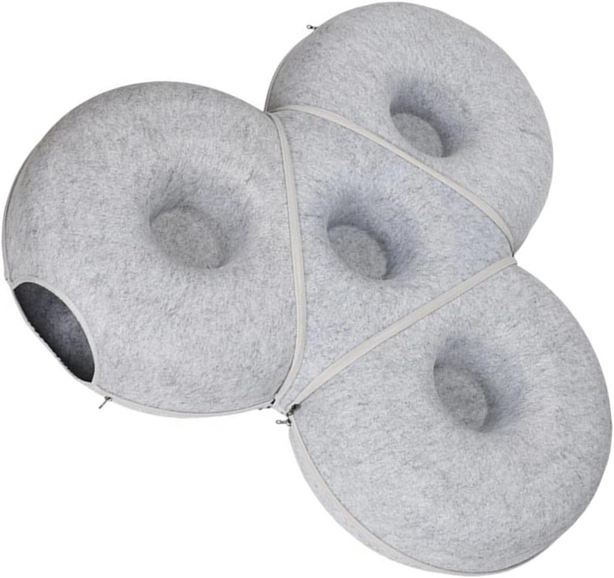 Capacious Multiple Puss Tunnel Bed Constructed of Artificial Perceived Providing Comfort and Warmth Suitable Everyone Periods Permanent Bed