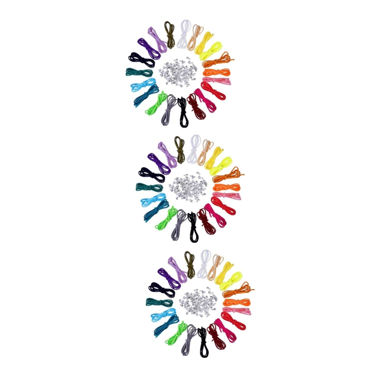 Cuerda de suede para pulseras artesanales y manualidades con broches SHINEOFI
