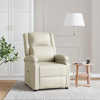 Generisch jiangboyue-340170 - Sillón de relax (piel sintética), color blanco
