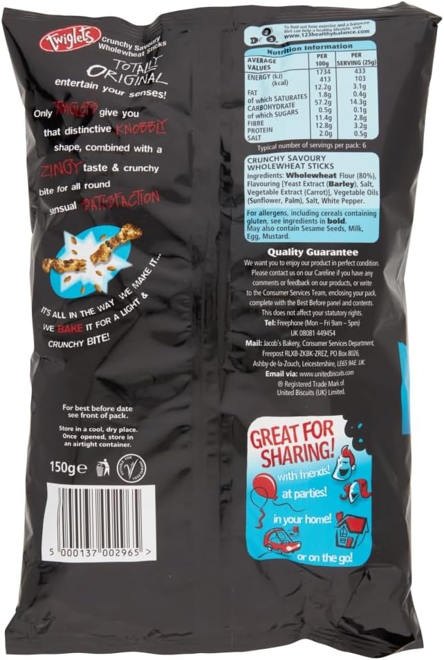 Jacob's Twiglets, 5.3-Ounce