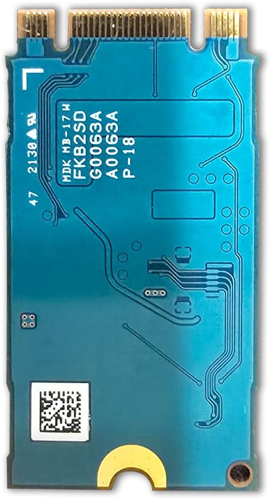 128GB SSD NVMe PCIe M.2 2242 KBG40ZMT128G SSS0T35790 22mm x 42mm Solid State Drive (PCIe Gen 3x4, NVMe 1.3)