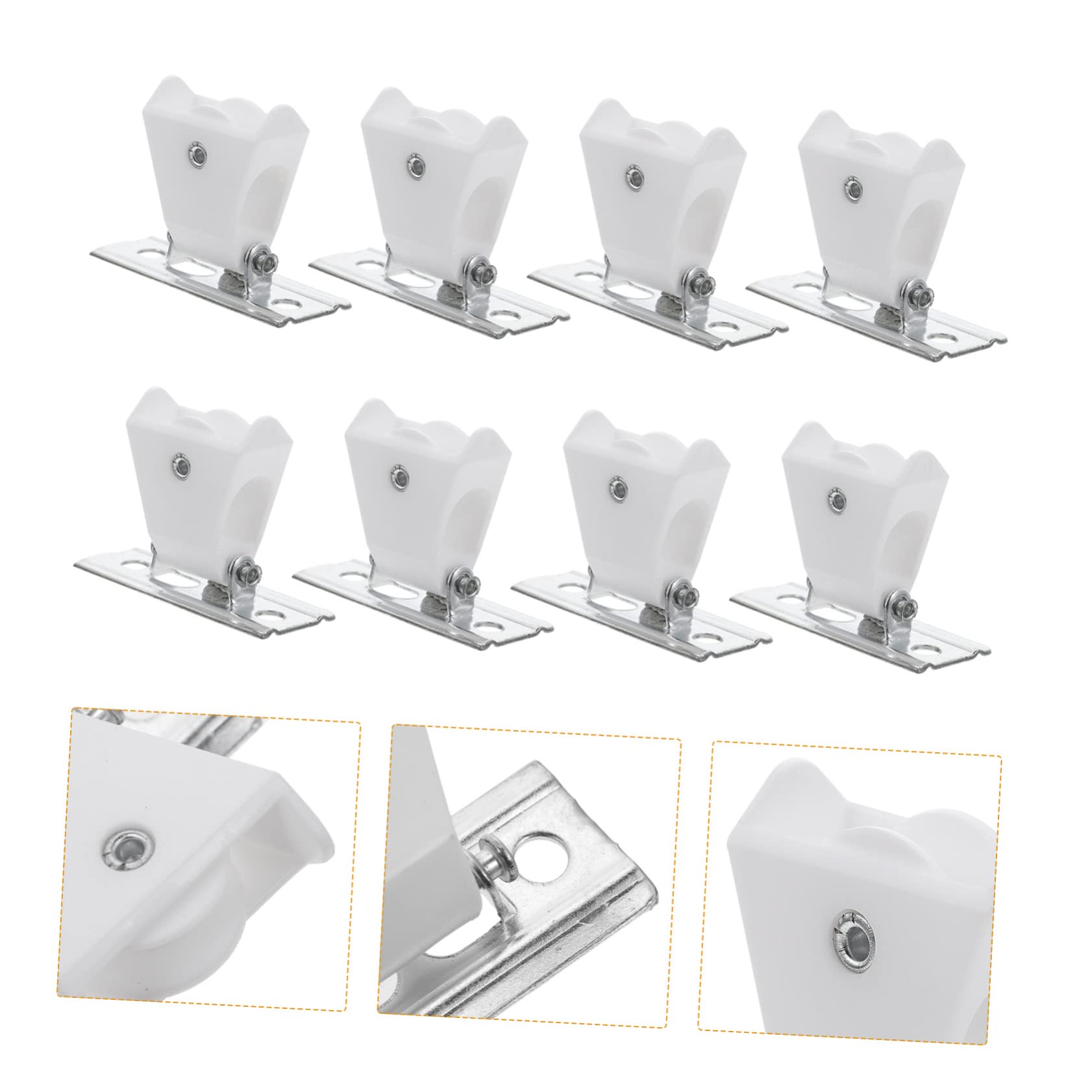 12 Sets Accessoires De Rideaux Onglets Réparation Stores Verticaux
