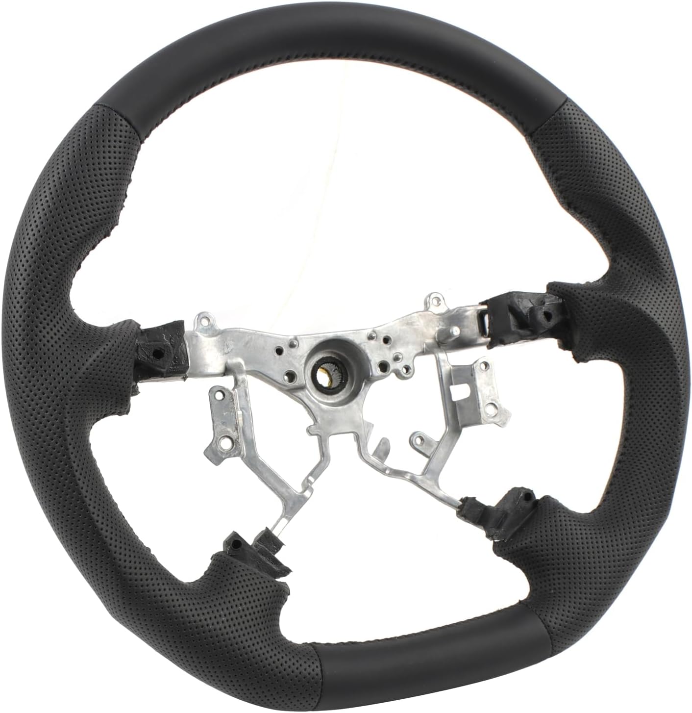 For Toyota 4Runner 2003-2009/ Lexus GX470 2003-2009 Black Genuine Leather Steering Wheel 1pcs Car Accessories(Without Heated Function)