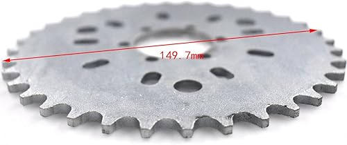 Miniatura 2 de JRL Rueda piñón 36T 36 dientes motorizado ciclo de gas bicicleta 50cc 60cc 80cc