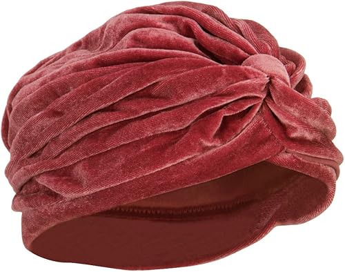 Miniatura 4 de Jeanne Simmons Sombrero turbante de terciopelo para mujer