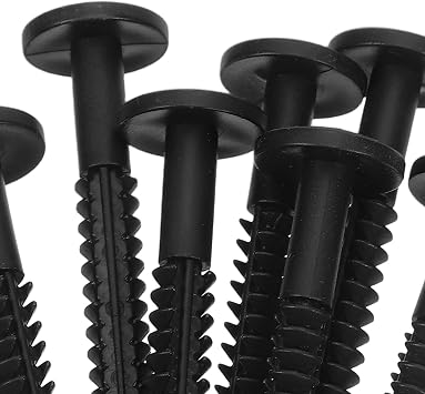 SHINEOFI Shutter Fasteners Plantation Shutter Louvers Repair Pins Plastic with Enhanced Stability and DIY Friendly Design 36pcs Black for Office and Window Repair for Secure Window Panel