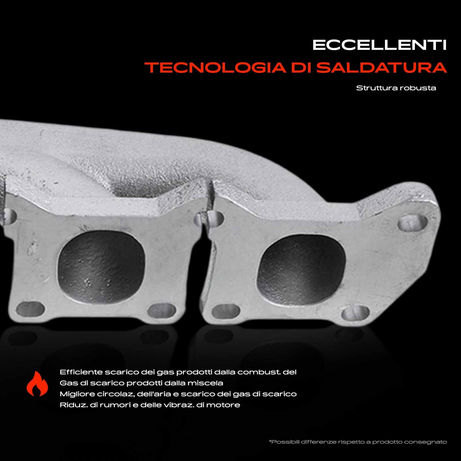Frankberg Collettore di scarico Collettore Benzina Compatibile con TT 8N3 1.8L TT R.o.a.d.s.t.e.r 8N9 1.8L A3 8L1 1.8L Golf IV Variante 1J5 1.8L O.c.t.a.v.i.a I Combi 1U5 1.8L Replace# 06A253033AB