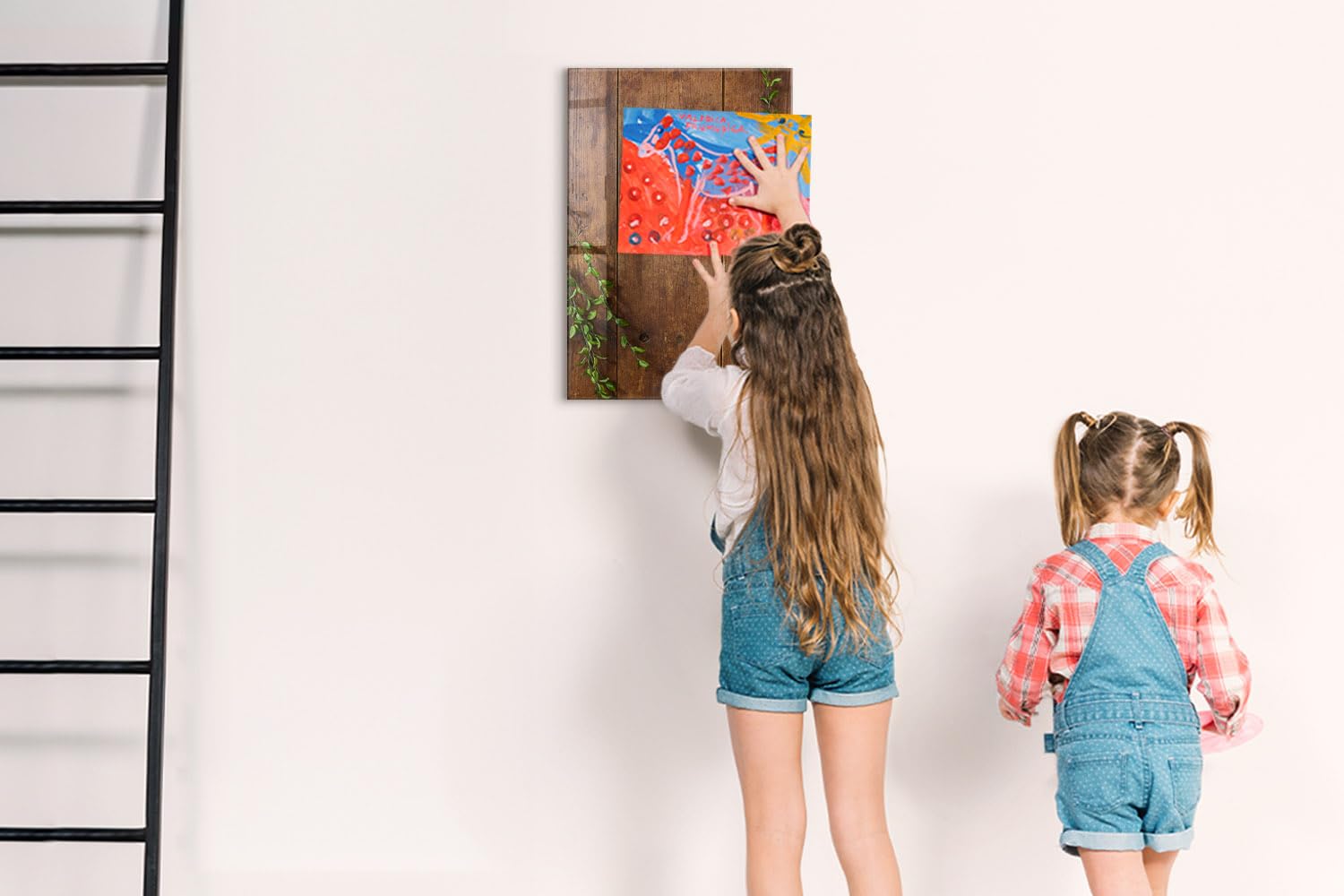 Lavagna per appunti magnetica 40x60 cm | Legno rustico