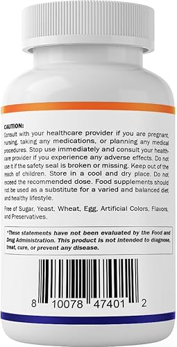 Miniatura 9 de Vitamatic Malato de magnesio 2000 mg por porción - 90 tabletas vegetarianas - B6 añadido para una máxima absorción - Apoya la salud muscular,
