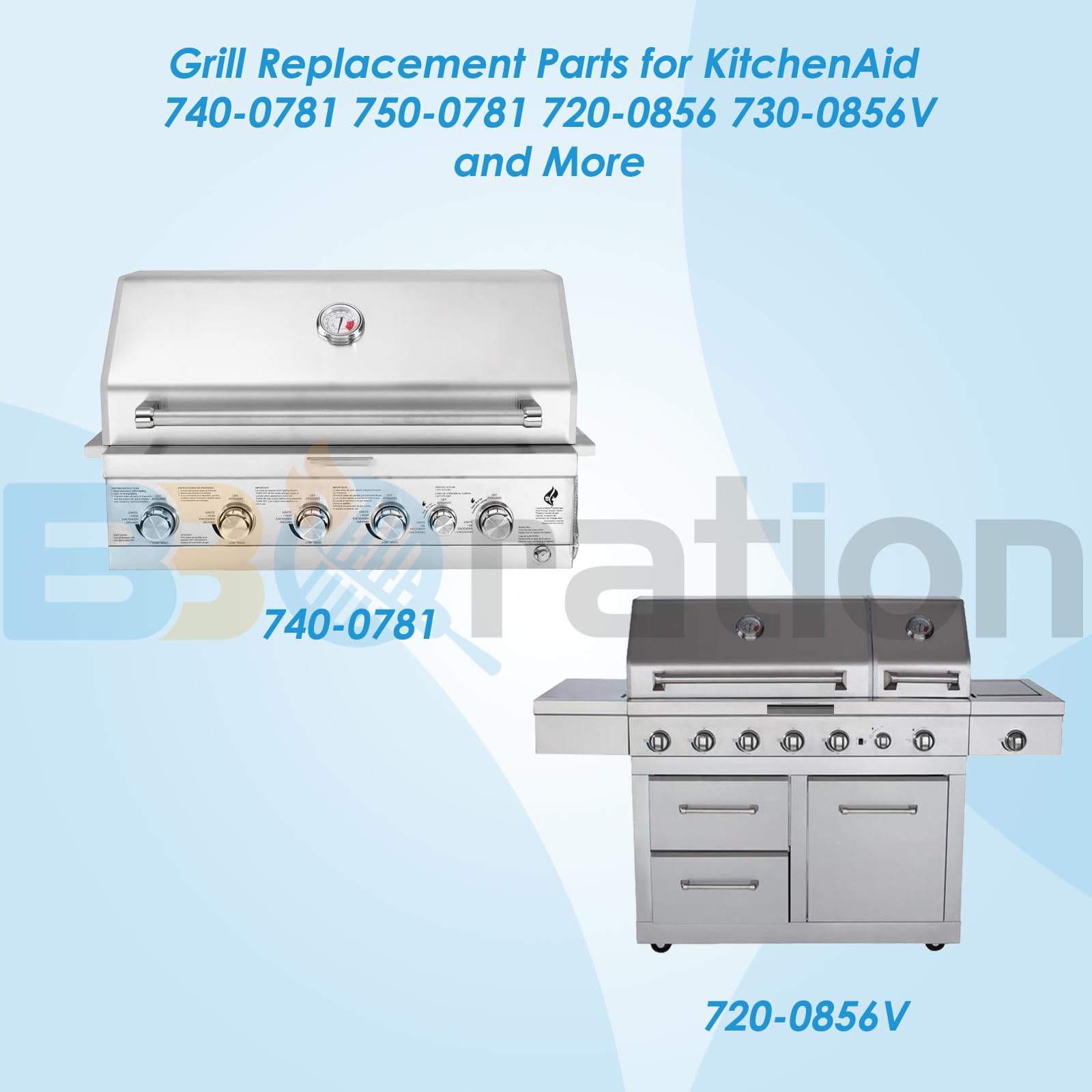 Amazon.co.jp: BBQration 740-0781 グリルパーツ KitchenAid 740-0781 