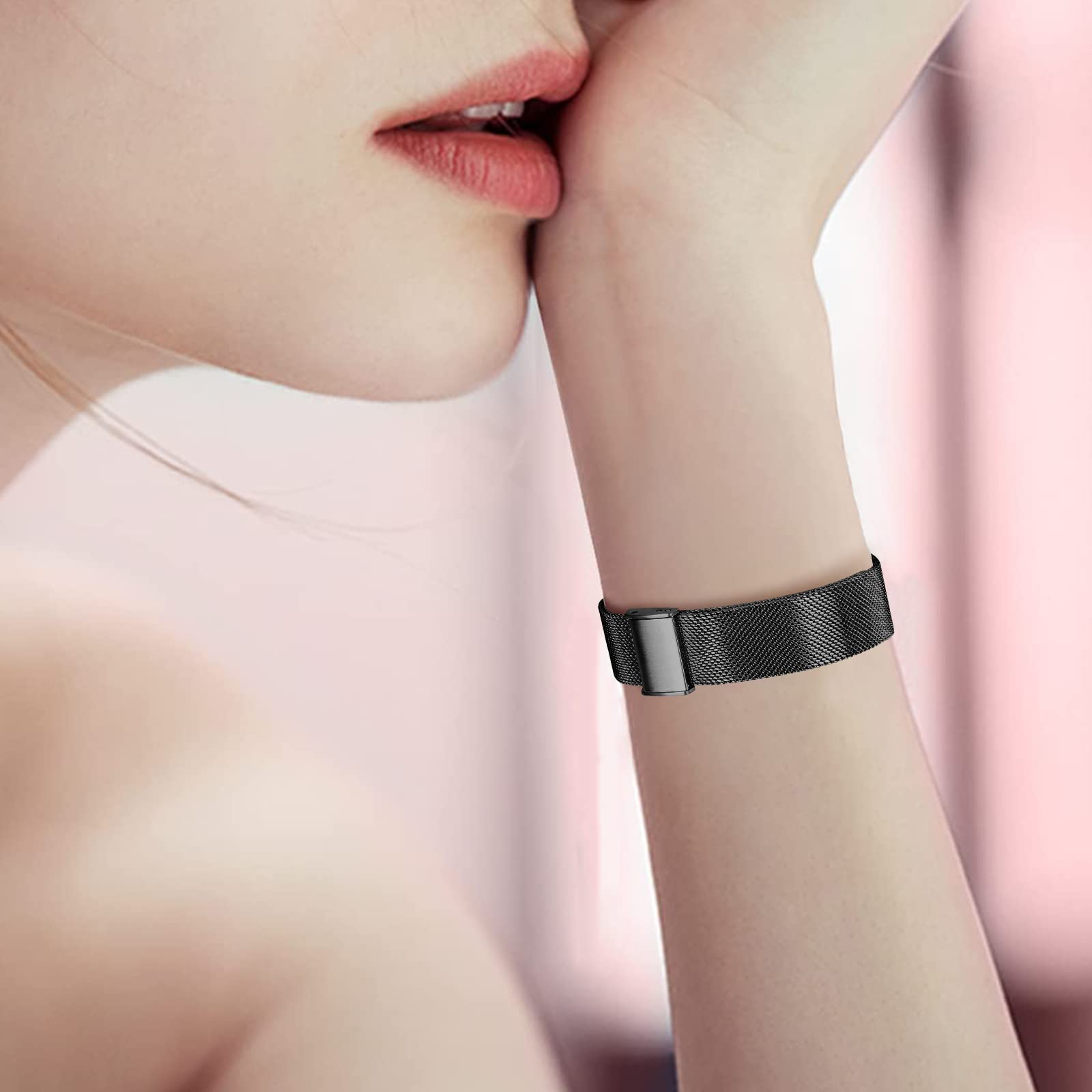 Joyozy Stainless Stell Watch Bands Compatible with Apple Watch Band Amazon.com: Joyozy Slim Stainless Steel Band Compatible with  main image 4