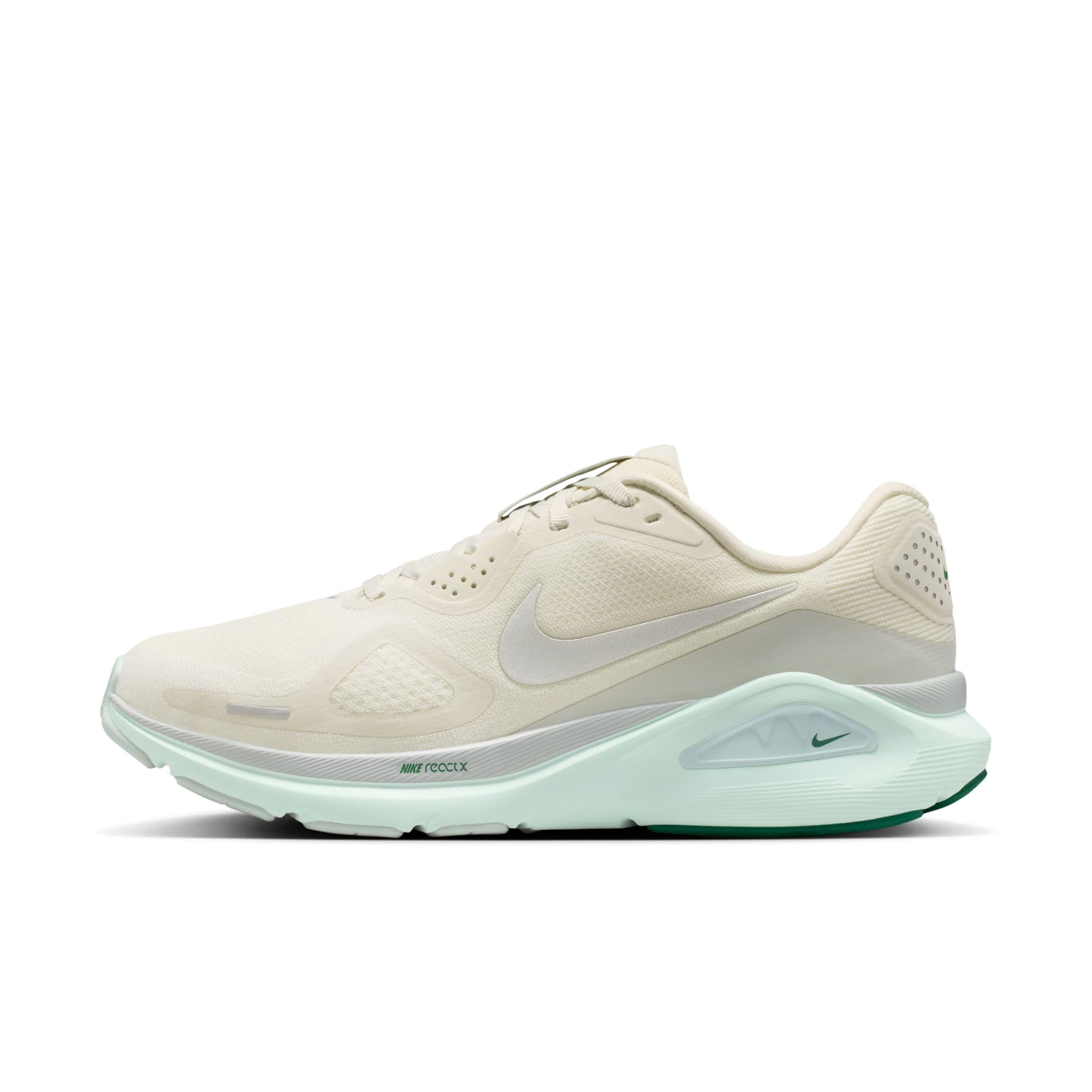Nike Structure 26 Straßenlaufschuh Für Damen, Sea Glass/Metallic Silver-Light Silver, HJ1101-008, 36 EU (W 5.5 US)