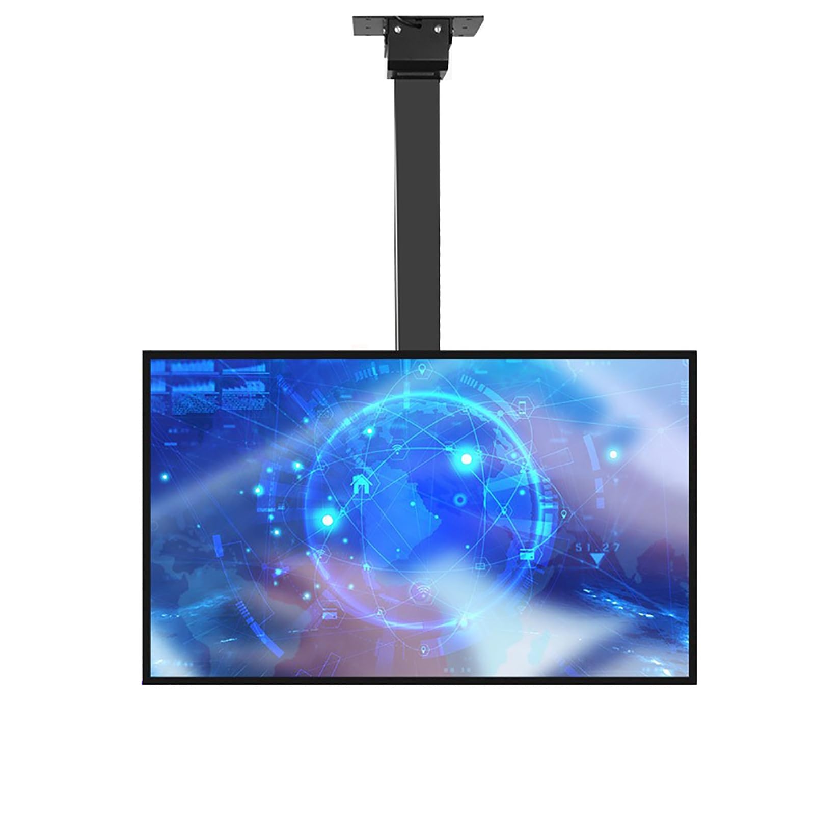 Support TV plafond motorisé télescopique électrique de 1300 à 2000 mm
