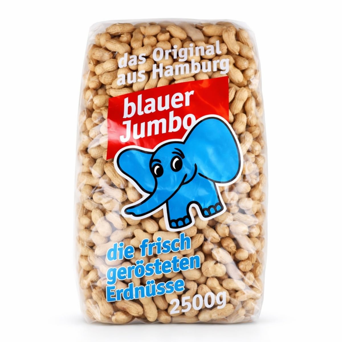 Jumbo Erdnüsse Blauer Elefant 2,5 kg – frisch geröstet, aromatisch & knackig