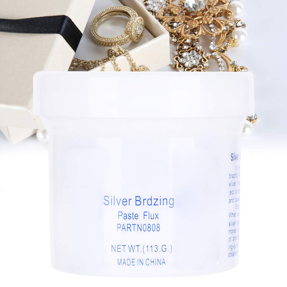 Flusso in Polvere per Brasatura Creazione di Gioielli polvere flussante per fusione oro Flusso in Polvere per Brasatura Oro-argento, Solvente per Brasatura con Attrezzatura per brasatura