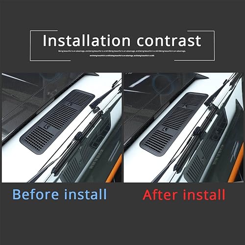 Miniatura 5 de Capó de ventilación del capó del coche Partes exteriores del coche para Mercedes Benz G 2019 2020 Wagon W464 G Clase W463 G500 G550 G63 G65