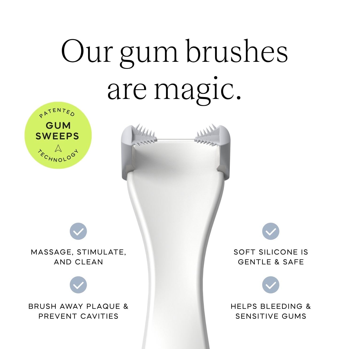 Slate Flosser Clean SLATE Set – Hilo dental eléctrico Origin + mini hilo dental de viaje + 12 cabezales de hilo dental suaves – Sonic, barrido de encías y raspador de lengua – no tóxico, sin PFAS