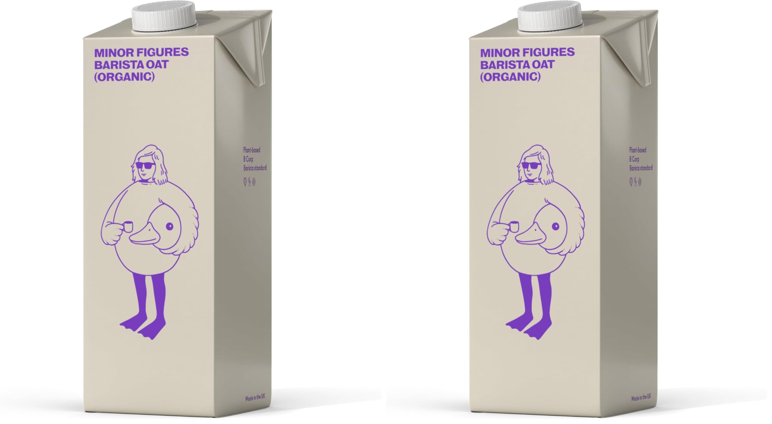 Minor Figures Organic Oat Milk, 1 l (Pack of 2) - 1 l (Pack of 2)