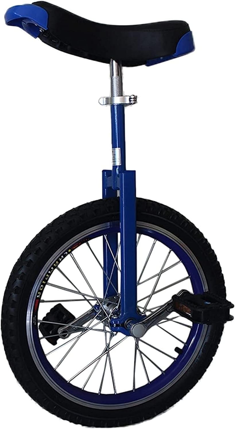 LJYT 24inch Unicycles with Handles - Adults/Heavy Duty People/Professionals, Outdoor Large Wheel Unicycle with Fat Tire and Adjustable Saddle