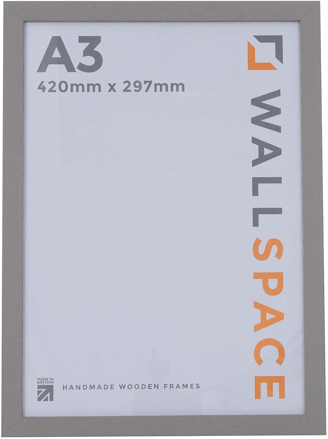 Wall Space A3 Frame Grey Modern Grey A3 Photo Frame to fit A3 Print