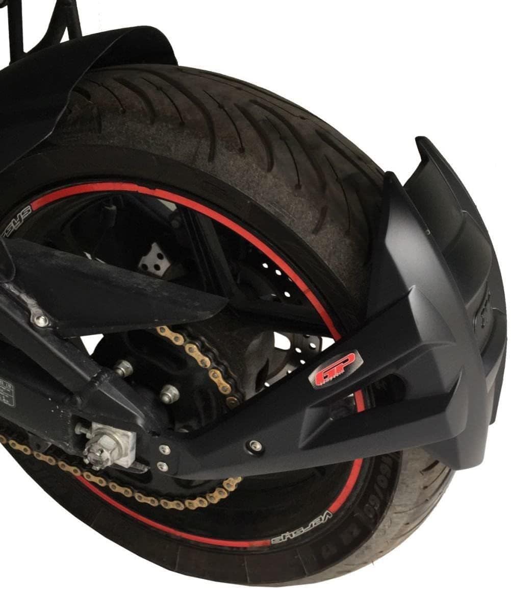 GP Kompozit Rear Splash Guard Black Compatible For Kawasaki Versys 650 2009-2023