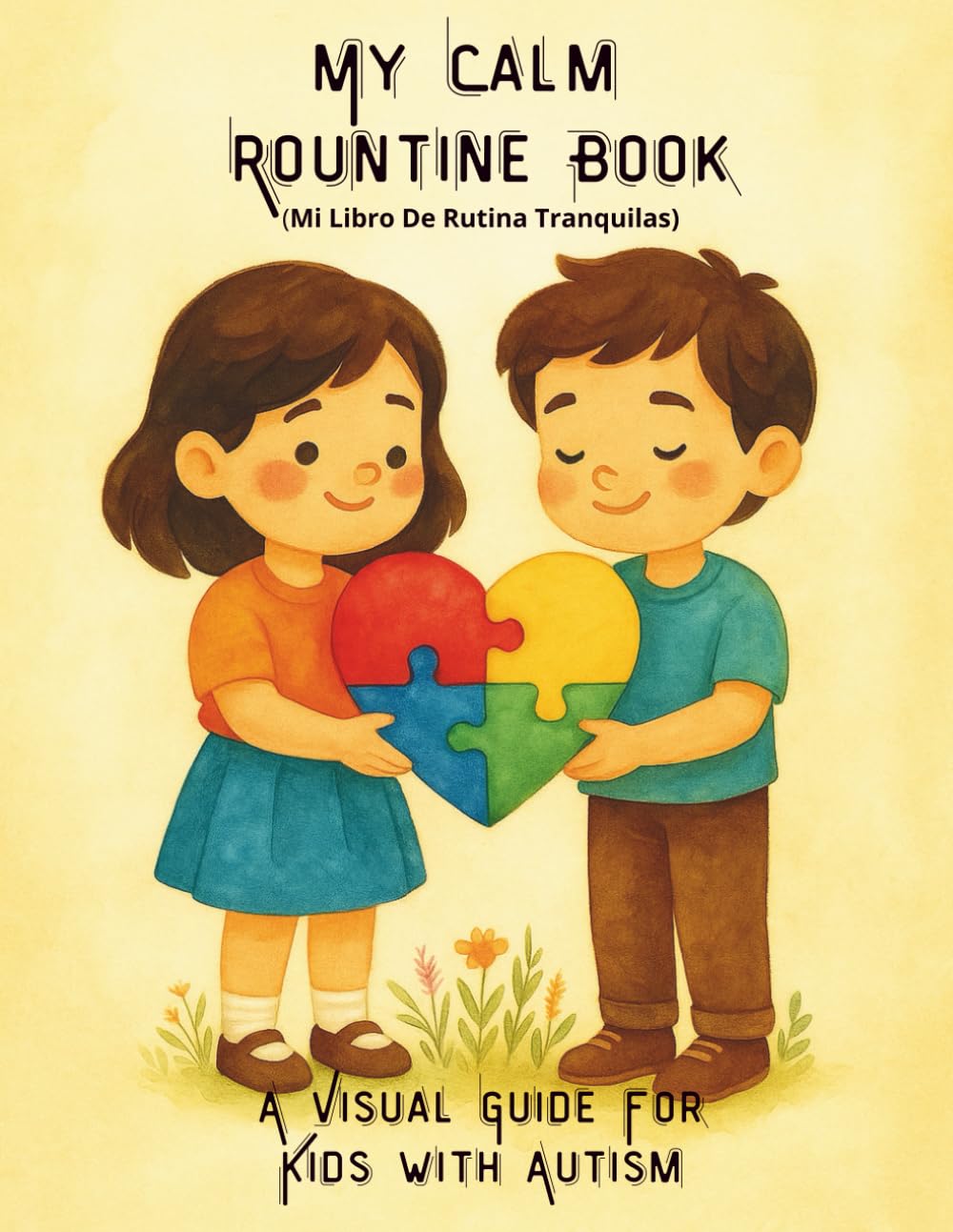 My Calm Routine Book: Daily Visual Guide for Kids with Autism: Mi Libro de Rutinas Calmadas