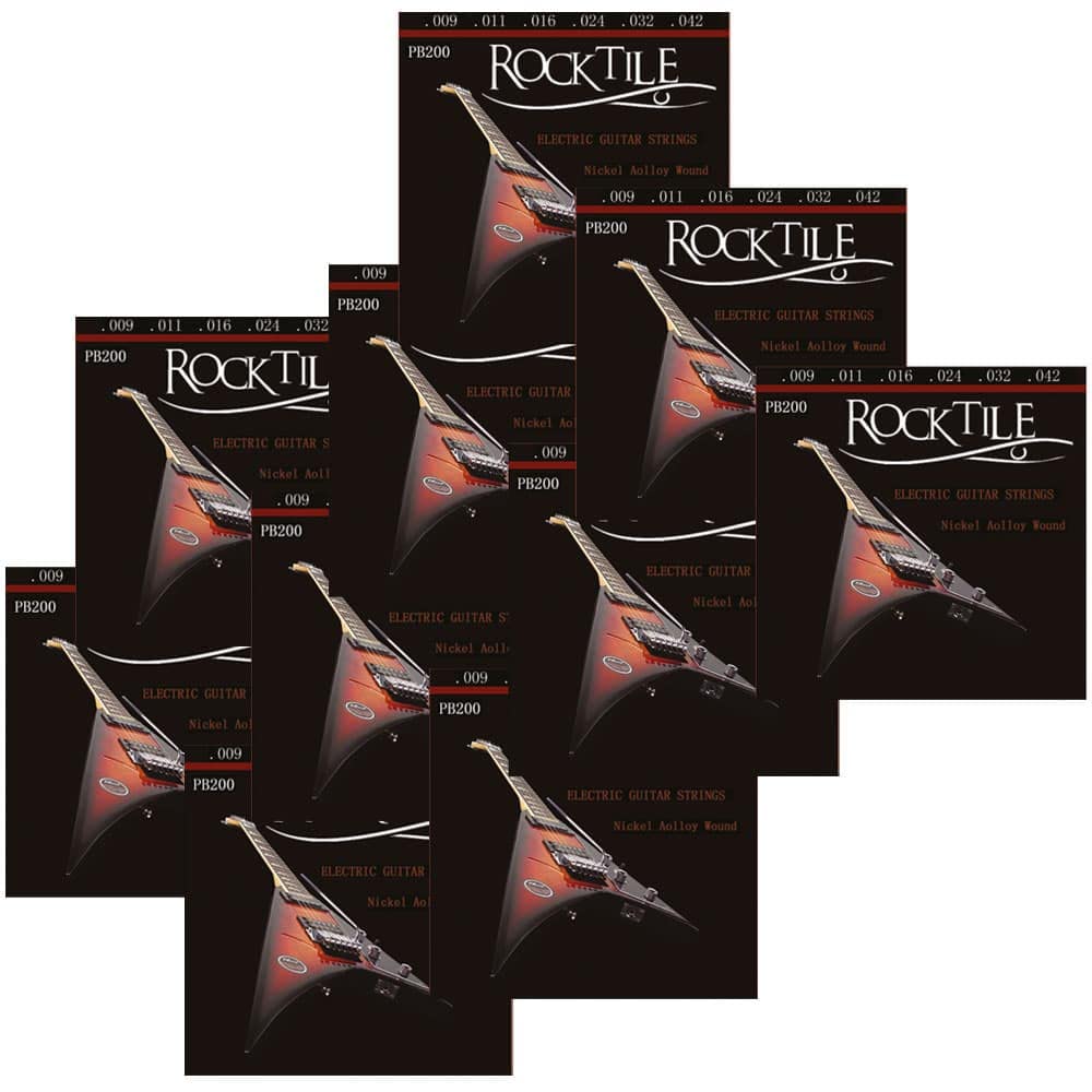 Rocktile Corde per Chitarra Elettrica Super Light Confezione da 10