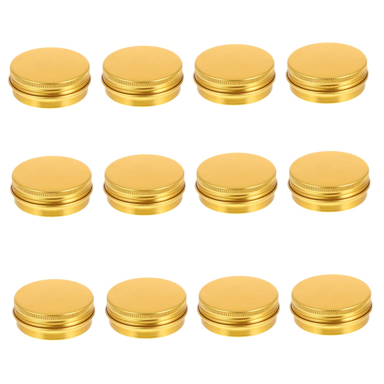 Beatifufu Metal Round Tins Aluminum Tin Cans 30ml Cream Paste Storage Box for Cosmetics Cream