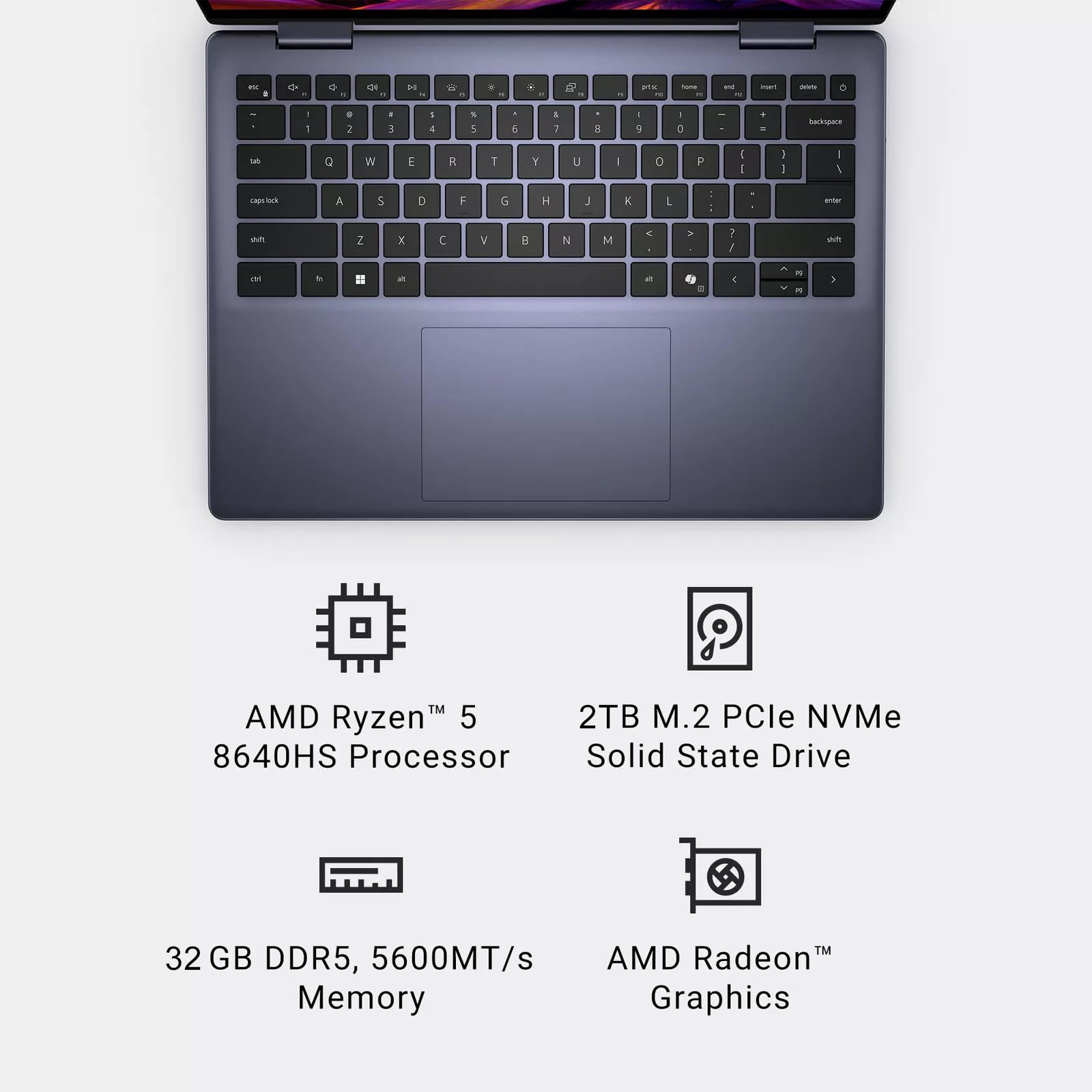Dell Inspiron 15 3000 AMD Ryzen 5 Laptop 500GB SSD 16GB RAM.