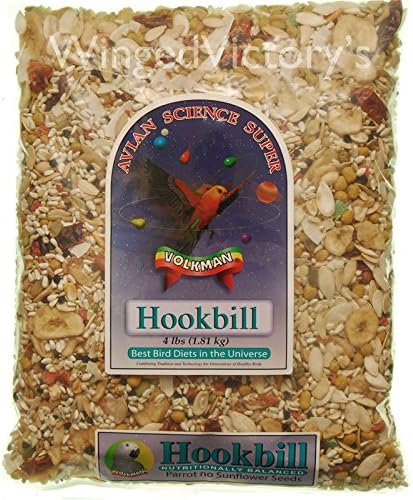 Volkman Avian Science Super Hookbill Mix - 4lb (1.81kg) PACK of 2 Bags