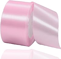 Vista 92 de Cinta de satén dorada de 3/4 pulgadas x 25 yardas, cinta de tela de color sólido para envolver regalos, manualidades, fabricación de lazos