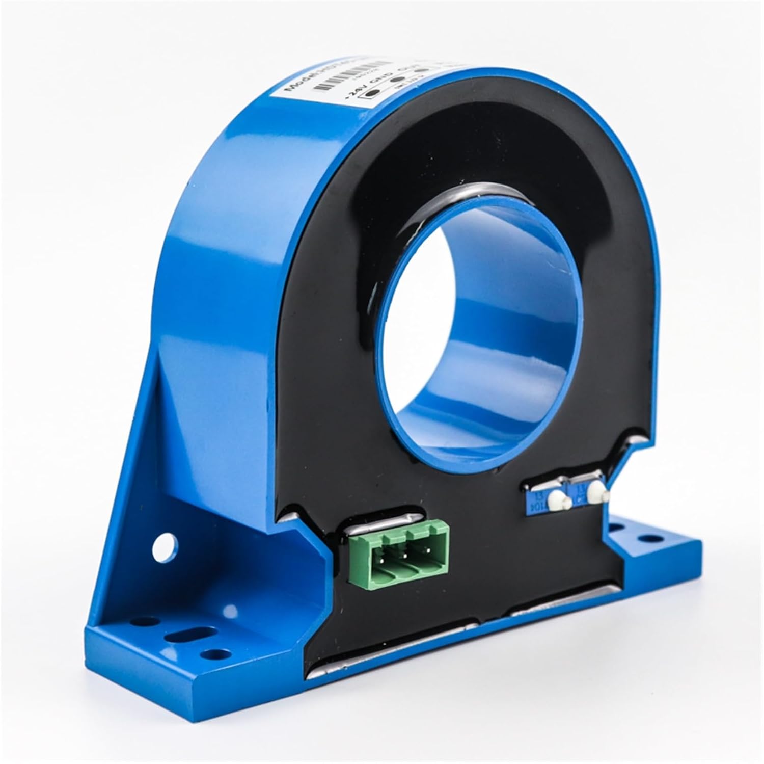 DC Current Transmitter 0~150A Open Loop Hall Current Sensor AC Current Transducer 220VAC Power Output 0-20mA(45mm,0-3000A AC)