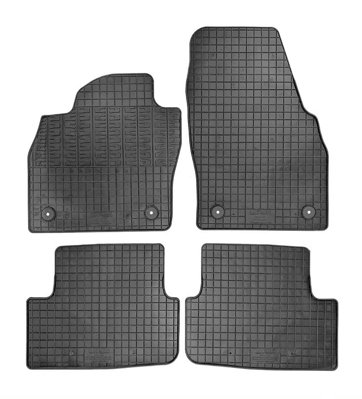 Alfombrillas Audi A1 II GB de goma edecor impermeables y antideslizantes