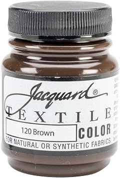 Jacquard Textile Color Brown for Clothes, Furniture Upholstery, Shoes or Tote Bags Indoor & Outdoor