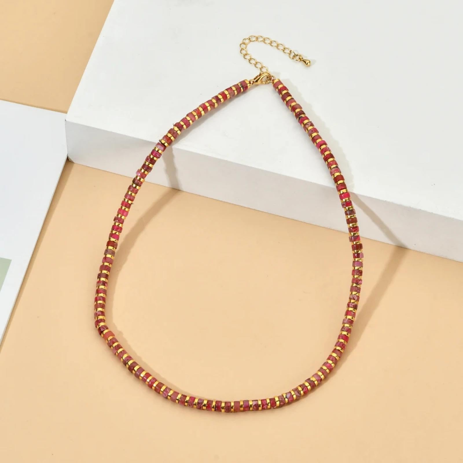 Retro Collana Uomo Donna Gioielli Ciondolo Pendente Necklace Collane Vintage In Pietra Naturale Per Donne, Festa Di Nozze, Amicizia, Ragazze Adolescenti, Boemia