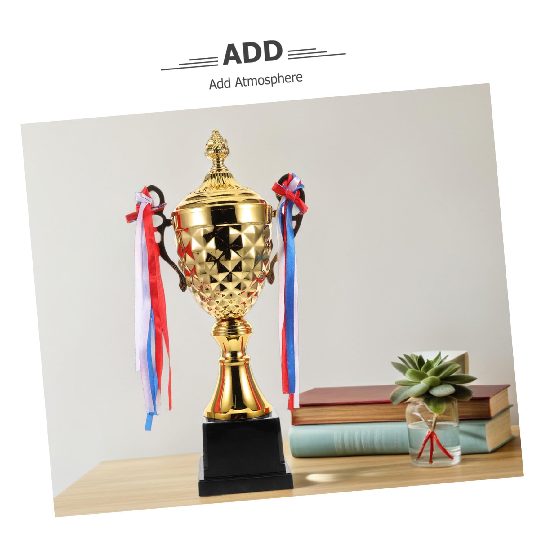 VICASKY Goldene Trophäe Für Sport Metalltrophäe Für Auszeichnungen Wettbewerbe Turniere Mannschaften Fußball Partys Sport Ringen