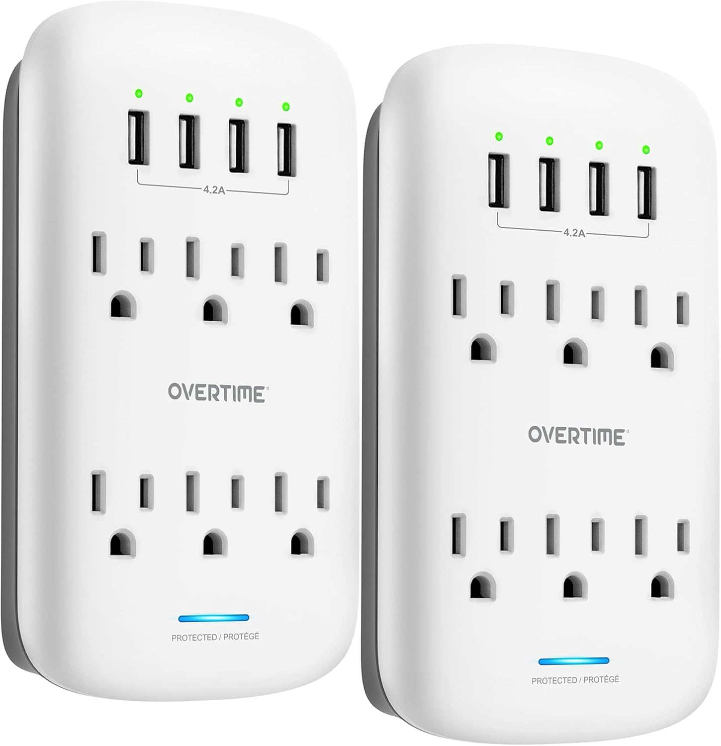 6 Outlet Extending Surge Protector, Multi Outlet Extender