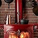 Midwest Hearth Wood Stove Thermometer - Magnetic Chimney Pipe Meter (Made in USA)