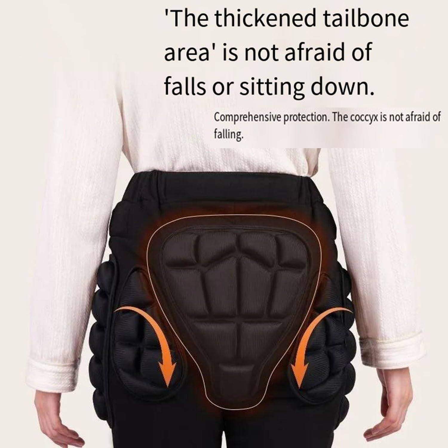 Pantalon De Protection des Hanches pour Personnes âgées, Coussinets De Protection des Hanches en EVA, équipement De Protection du Coccyx Et des Hanches M