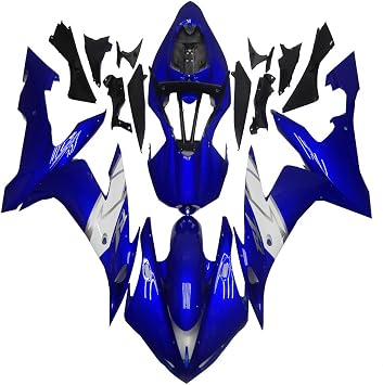 Blue White Injection Fairing Fit for Yamaha 2004 2005 2006 YZF R1 R1000 YZF-R1 New Painted Kit ABS Plastic Motorcycle Bodywork Aftermarket