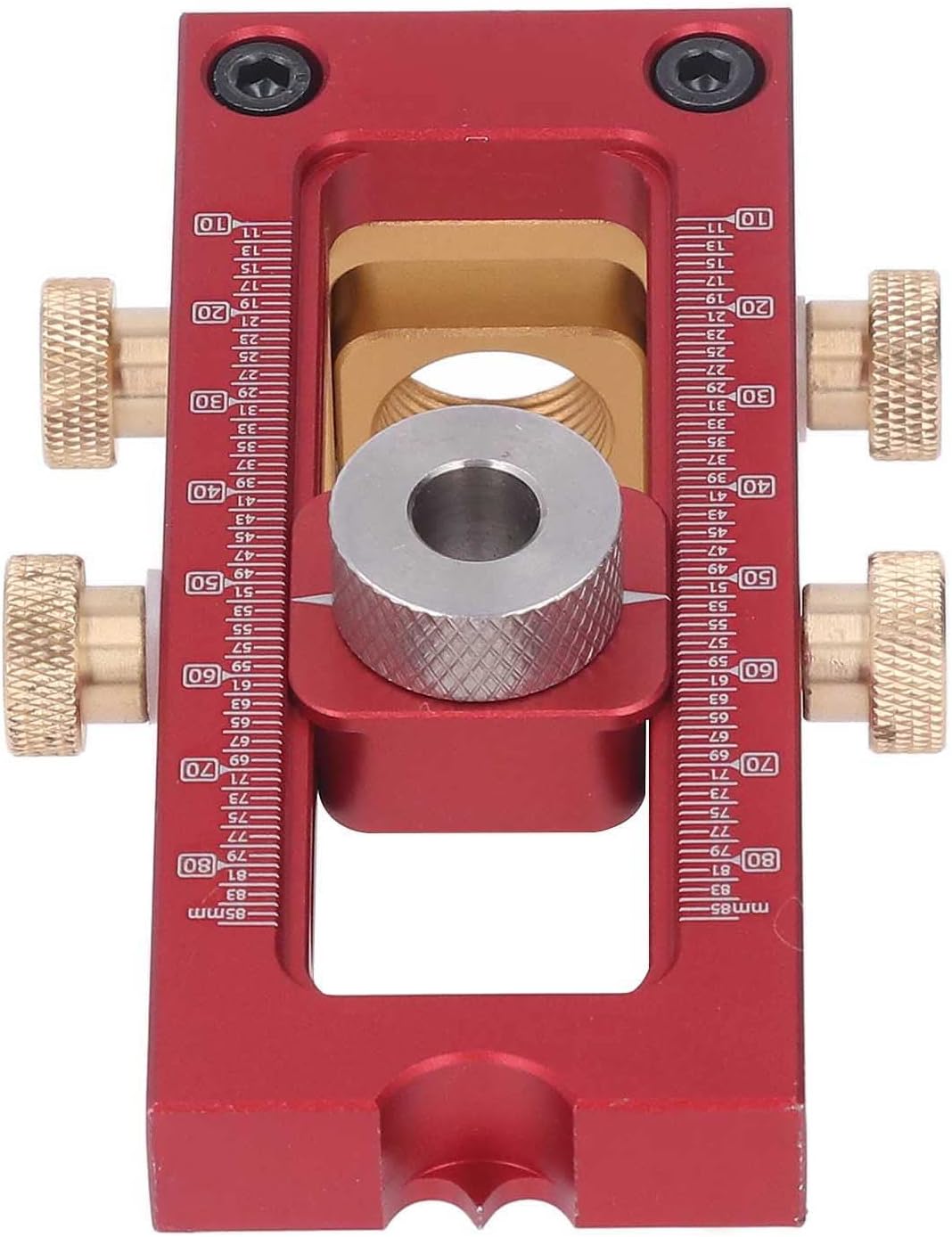 Drill Jig Kit, Locator Drill Guide Jig with Drill Bushing, Resistant Deformation Puncher Jig Set, Wood Drilling Tool for Woodworking
