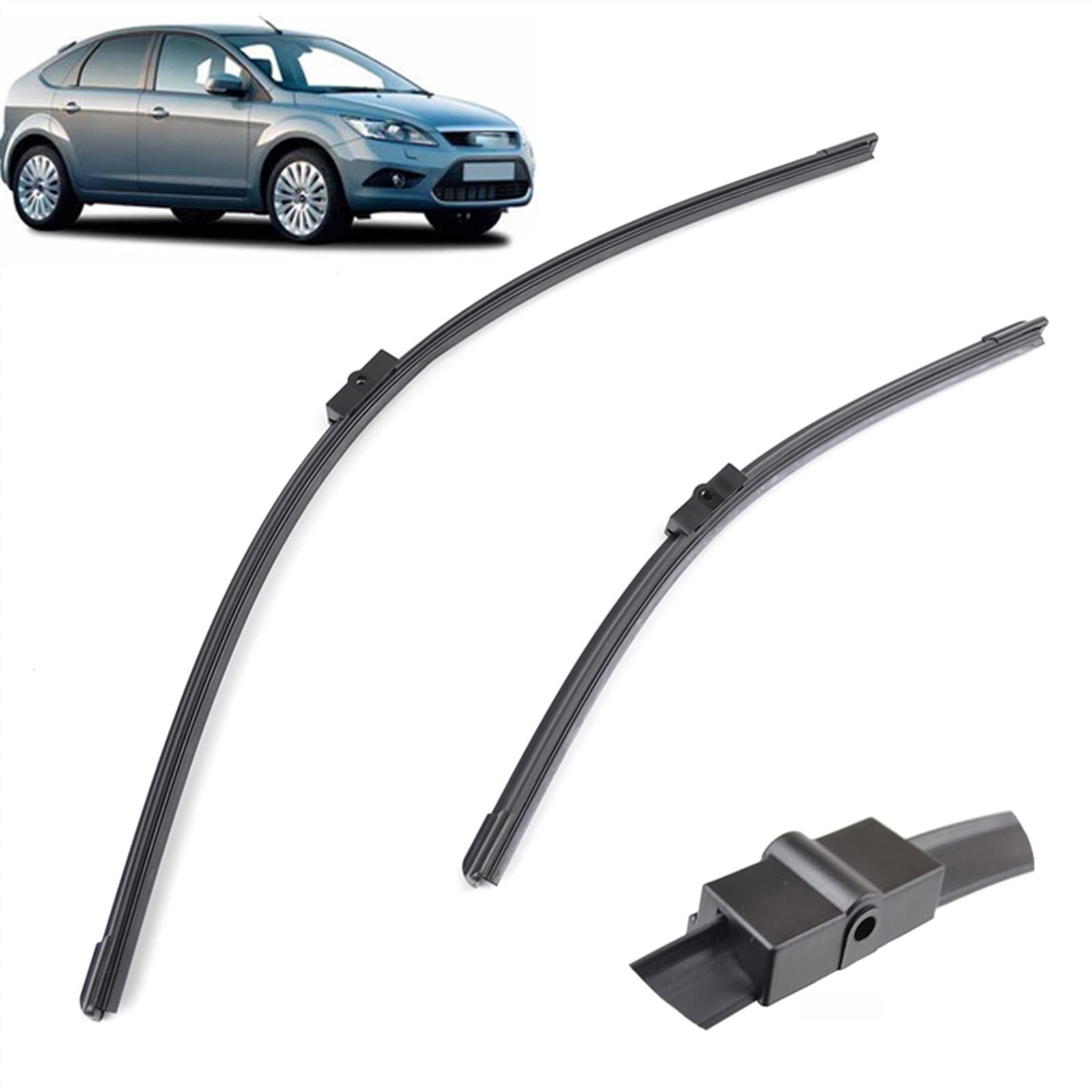 Essuie-glace avant essuyage silencieux sans traces 26" 17" pour Ford Focus MK2
