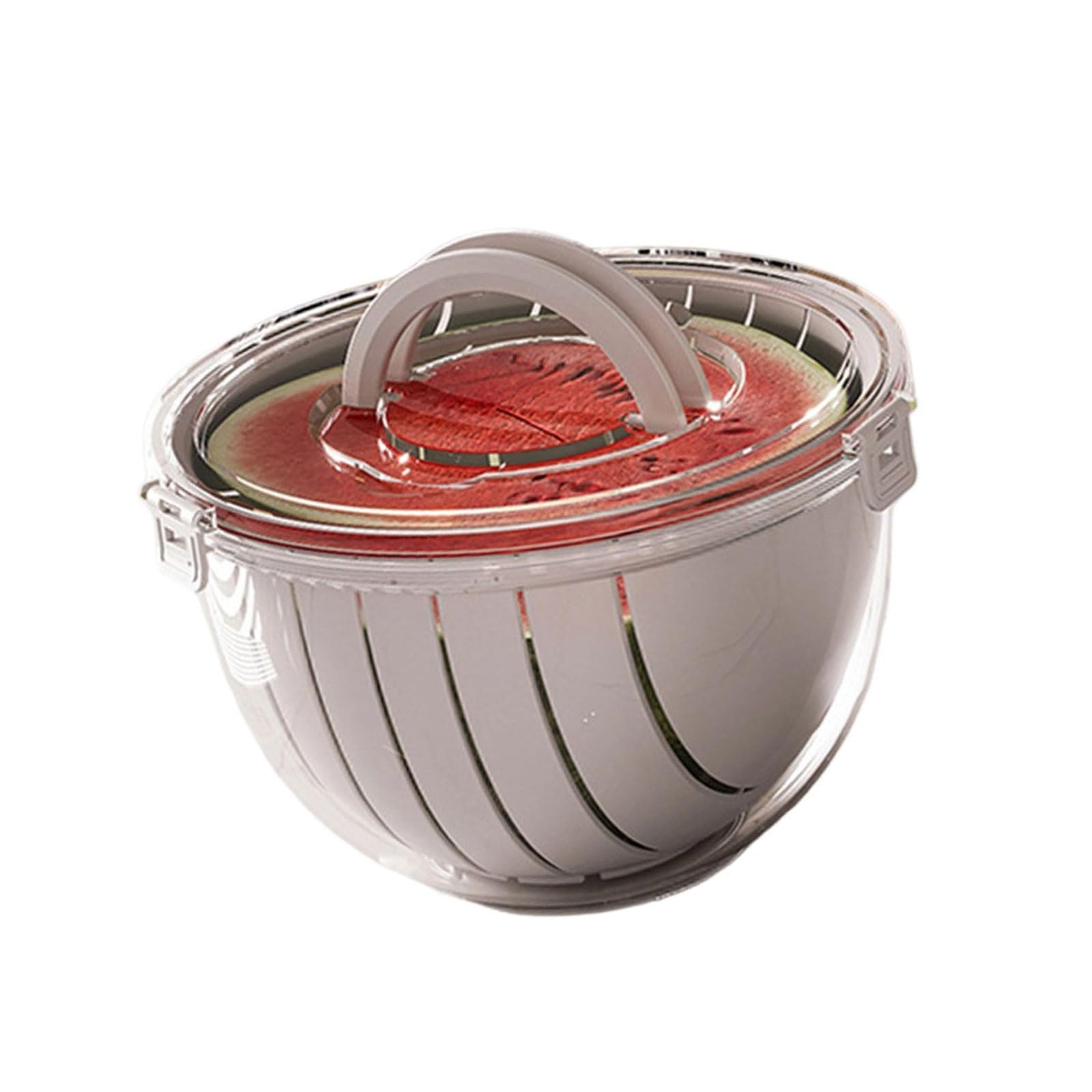 Nucelit Modern Watermelon Divider Basket Produce Strainer Easy Cleaning Compact Design for Home Use Fruit Slicer