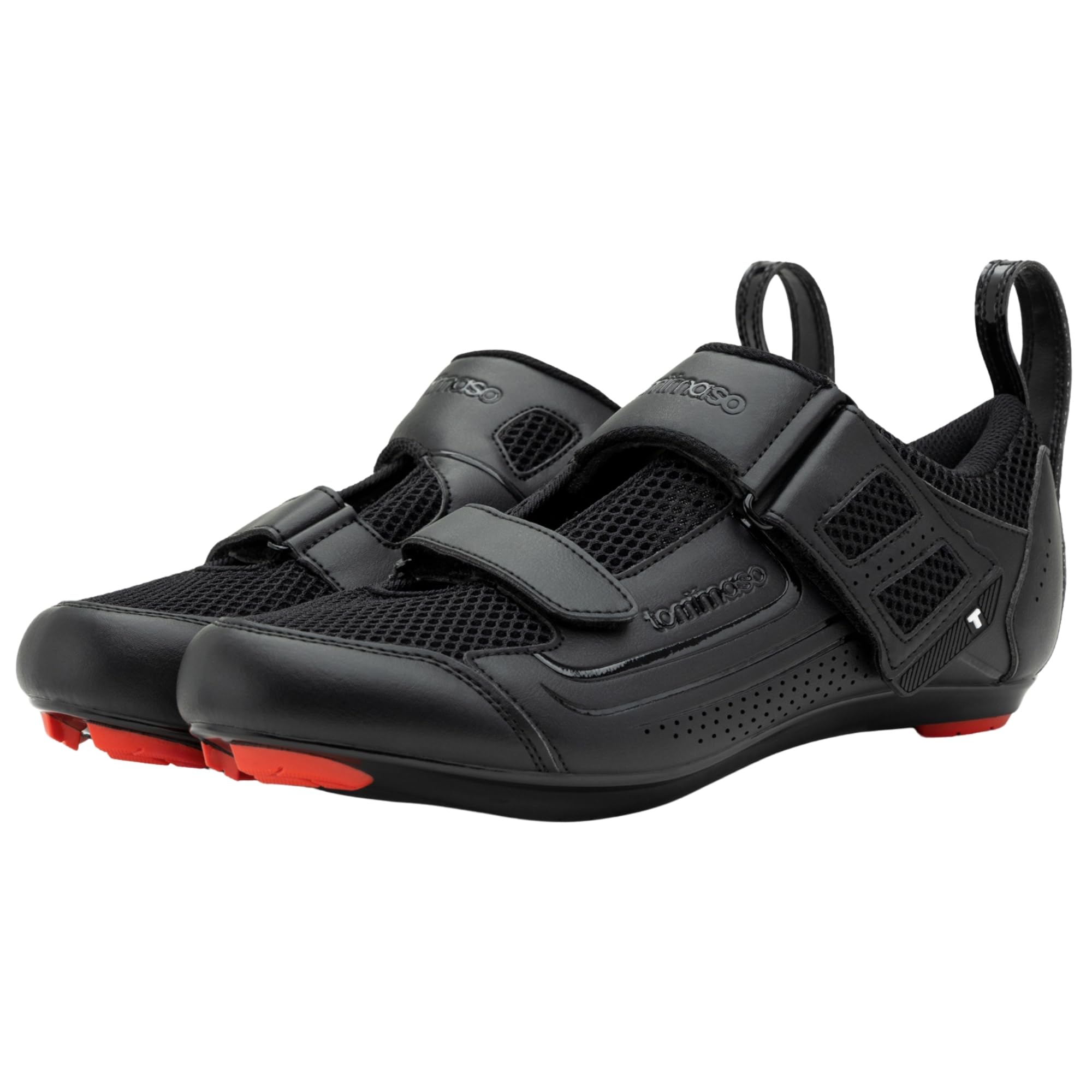 Tommaso Veloce II Cycling Shoes - Ride in Style - Peloton Shoes Triathlon Road Bike Indoor Cycling Men Women Compatible with Look Delta SPD SPD-SL Cleats White Black