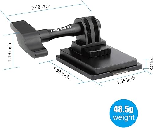Miniatura 4 de Forevercam Soporte táctico para casco GoPro Adaptador de hebilla de liberación rápida de aluminio nvg Soporte de casco con Gopro Hero